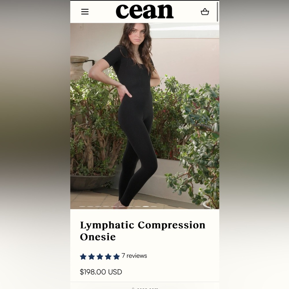 Brand New Cean Lymphatic Compression Onesie